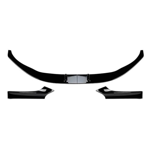 RESPUNEKBAH Für 2er F22 F23 M235i M240i 220i 228i 230i Sport 2014-2021 Frontstoßstange Lip Splitter Auto Canard Spoiler Body Kits Frontlippe Frontspoiler(Gloss Black) von RESPUNEKBAH