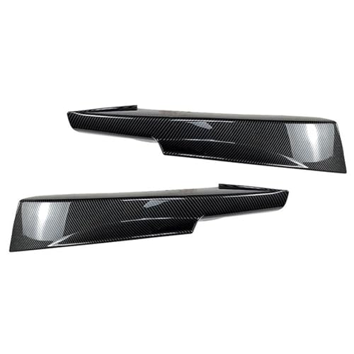 RESPUNEKBAH Für 3er E90 E91 LCI Sport 2009-2012 Auto Frontstoßstange Lip Splitter Diffusor Body Kits Spoiler Guard Protector Frontlippe Frontspoiler(Carbon Look Splitter) von RESPUNEKBAH