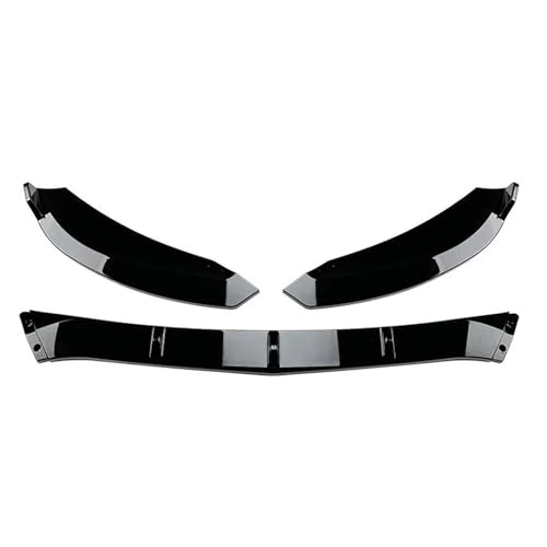 RESPUNEKBAH Für Für C-Klasse W205 C180 C200 C260 AMG 2015–2018 Frontspoilerlippe Splitter Diffusor Tuning Frontlippe Frontspoiler(Glossy Black) von RESPUNEKBAH