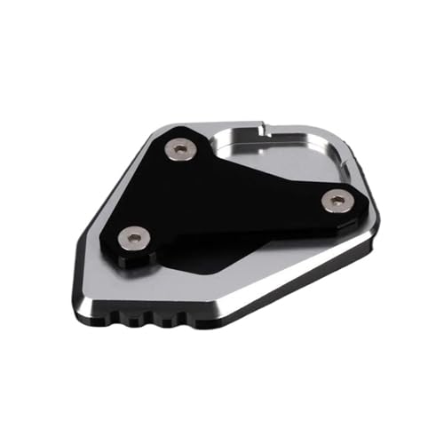 RESPUNEKBAH Motorrad Pedal Motorrad CNC Kickstand Fuß Seitenständer Erweiterung Pad Unterstützung Vergrößerung Platte Für Rebel CMX1100 2020 2021 2022 Motorrad Fußstützen(Silber) von RESPUNEKBAH