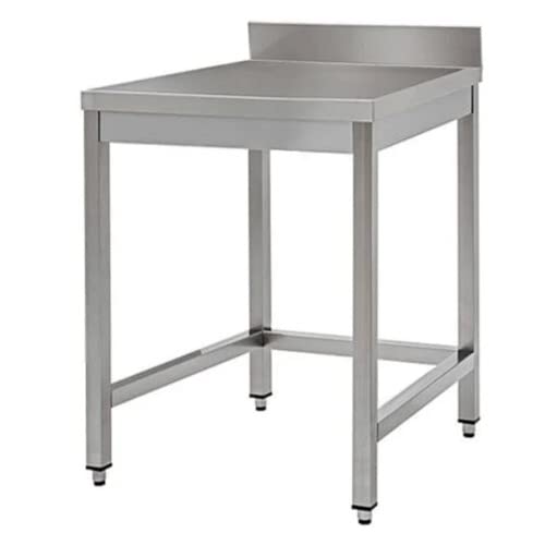 Tabelle 70 x 70 x 85 Edelstahl 430 auf die Beine gestellt Restaurant Pizzeria RS 3937 von RESTAURANT STORE