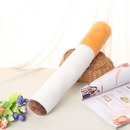RESTEQ Originelles Zigaretten-Kissen 50 cm – Lustiges Dekokissen für Raucher und Nichtraucher – Plüschzigarette als Geschenkidee – Sofa- und Partydekoration – Waschbar und Hautfreundlich RESTEQ Originelles Zigaretten-Kissen 50 cm – Lustiges Dekokissen für Raucher und Nichtraucher – Plüschzigarette als Geschenkidee – Sofa- und Partydekoration – Waschbar und Hautfreundlich von RESTEQ