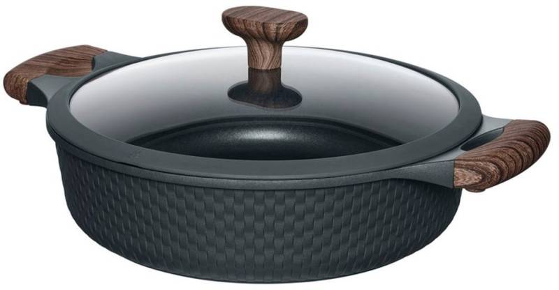 RESTO Kitchenware Bräter Ran, Kochtopf antihaftbeschichtet und spülmaschinenfest, Aluminiumguss (2-tlg), Geeignet für alle Herdarten, auch Induktion, im Geschenkkarton von RESTO Kitchenware