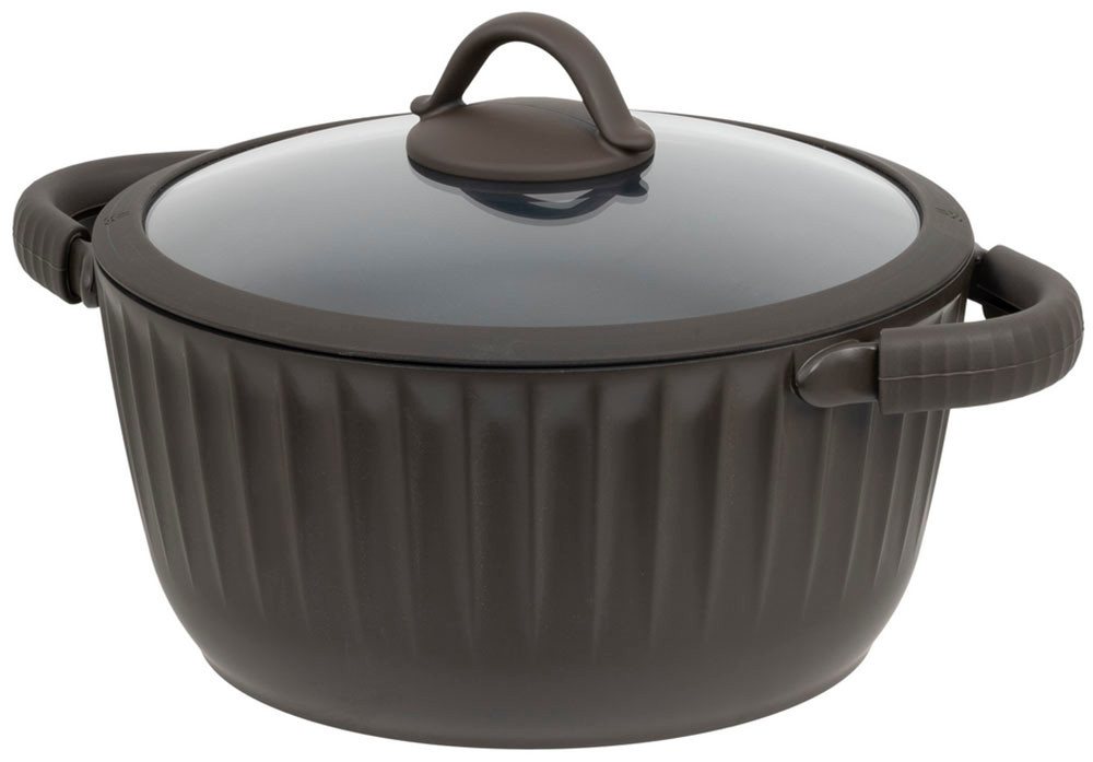 RESTO Kitchenware Bratentopf Ascella, Schmortopf antihaftbeschichtet und spülmaschinenfest, Aluminiumguss (2-tlg), Geeignet für alle Herdarten, auch Induktion, im Geschenkkarton von RESTO Kitchenware