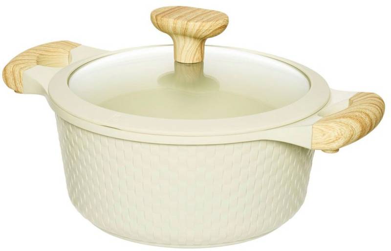RESTO Kitchenware Bratentopf Ran, Kochtopf antihaftbeschichtet und spülmaschinenfest, Aluminiumguss (2-tlg), Geeignet für alle Herdarten, auch Induktion, im Geschenkkarton von RESTO Kitchenware