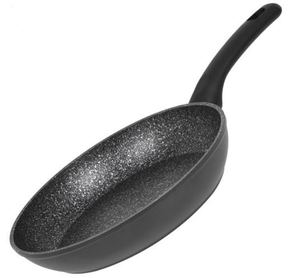 RESTO Kitchenware Bratpfanne Atik Universalpfanne langlebig durch hitzebeständige Außenbeschichtung, Aluminium (1-tlg), Komfortabler ergonomischer Soft-Touch Griff mit Hängeschlaufe von RESTO Kitchenware