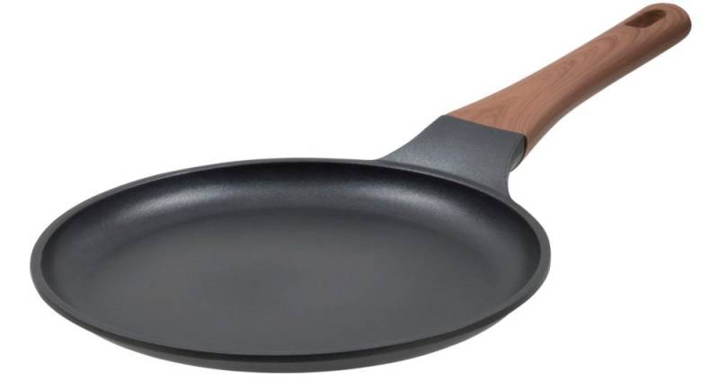 RESTO Kitchenware Crêpepfanne Capella, Pfannkuchenpfanne antihaftbeschichtet und spülmaschinenfest, Aluminiumguss (1-tlg), mit ergonomischem Soft-Touch Griff mit Hängeschlaufe von RESTO Kitchenware