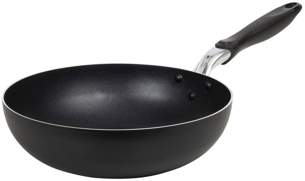 RESTO Kitchenware Wok Antares, Bratpfanne antihaftbeschichtet und spülmaschinenfest, Aluminium (1-tlg), Induktion, für alle Herdarten geeignet von RESTO Kitchenware