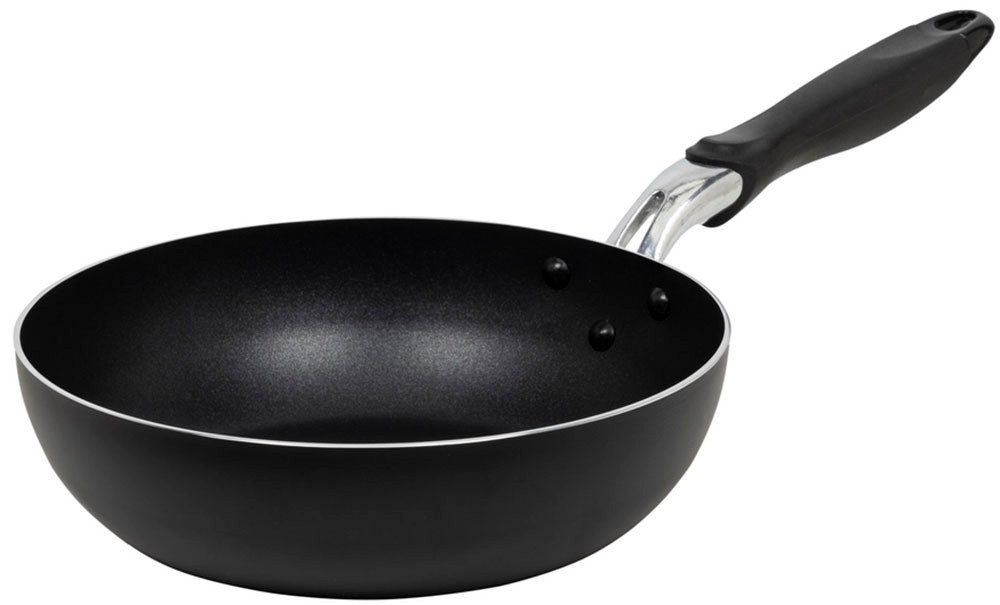 RESTO Kitchenware Wok Antares, Bratpfanne antihaftbeschichtet und spülmaschinenfest, Aluminium (1-tlg), Induktion, für alle Herdarten geeignet von RESTO Kitchenware