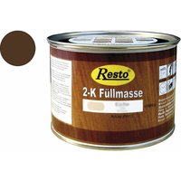 Resto - 2K Füllmasse inkl. Härter Holz-Spachtelmasse lackierbar 500 g Asteiche von RESTO