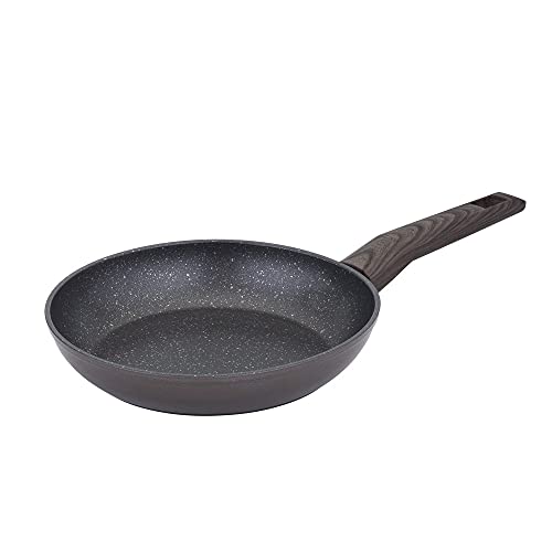 RESTO 93020 tiefe Pfanne- Induktion aus hochwertigem geschmiedetem Aluminium -Bratpfanne mit Marmor-Antihaftbeschichtung 4-lagig für alle Herdarten geeignet von RESTO