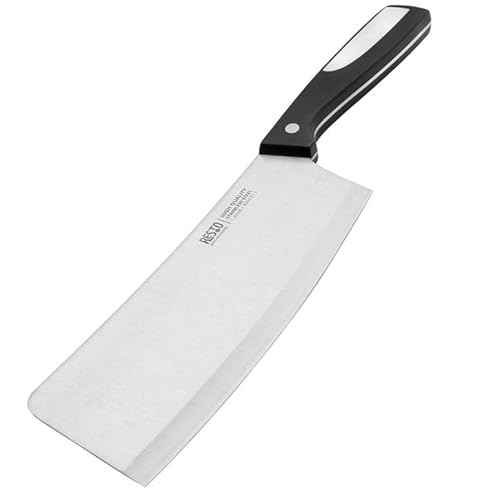 RESTO 95319 Hackmesser 17,5 cm aus gehärtetem Edelstahl - Fleischmesser - professionelles Messer mit spezieller Hochleistungsklinge - für Küche und Restaurant von RESTO