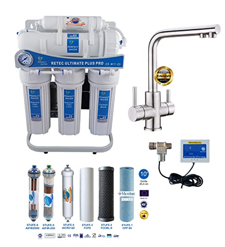 Osmoseanlage 600 GPD Perfect Water No. 1 Ultimate PLUS PRO Mod. 2020 RETEC direct flow kein Tank nötig Umkehrosmosewasserfilter Wasserfilter Trinkwasser Umkehrosmose Reverse Osmosis Osmoseanlage 600 GPD Perfect Water No. 1 Ultimate PLUS PRO Mod. 2020 RETEC direct flow kein Tank nötig Umkehrosmosewasserfilter Wasserfilter Trinkwasser Umkehrosmose Reverse Osmosis von RETEC