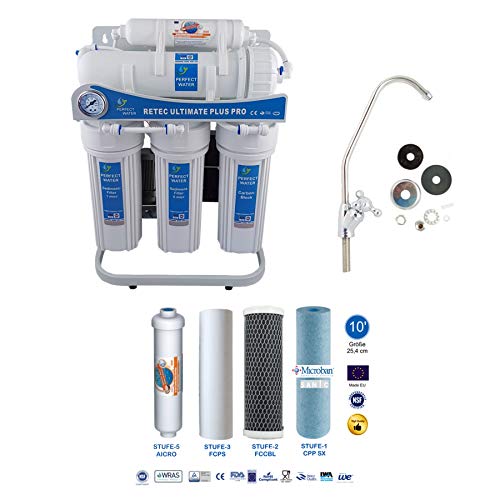 Osmoseanlage 800 GPD Ultimate PLUS PRO BASIC EDITION direct flow kein Tank nötig Umkehrosmosewasserfilter Wasserfilter Trinkwasser Umkehrosmose Reverse Osmosis Osmoseanlage 800 GPD Ultimate PLUS PRO BASIC EDITION direct flow kein Tank nötig Umkehrosmosewasserfilter Wasserfilter Trinkwasser Umkehrosmose Reverse Osmosis von RETEC