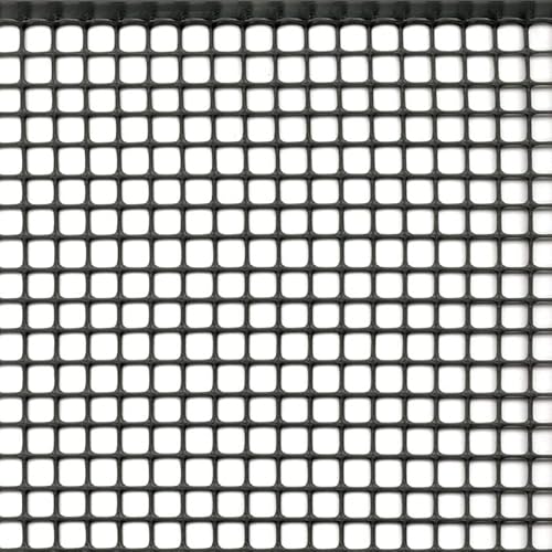 Kunststoffnetz mit 10 mm Quadratmaschen, Vielseitiges Schutznetz - Farbauswahl und Längenoption - h m 1x10 Anthrazit Kunststoffnetz mit 10 mm Quadratmaschen, Vielseitiges Schutznetz - Farbauswahl und Längenoption - h m 1x10 Anthrazit von RETELANDIA L'OUTLET DELLE RECINZIONI