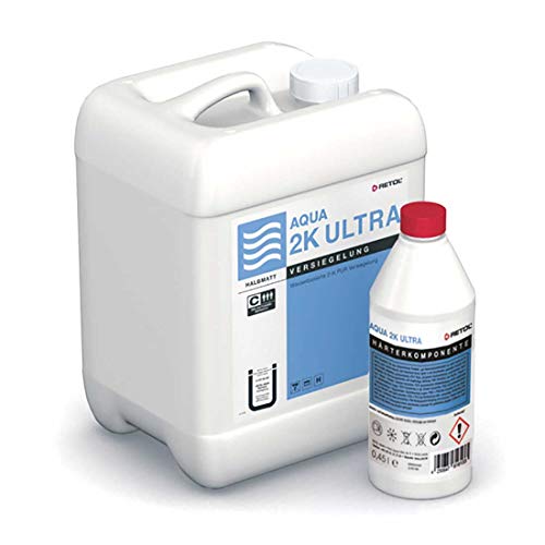 RETOL AQUA 2K Ultra wasserbasierte Versiegelung für Parkett, halbmatt (4,95 l) von RETOL