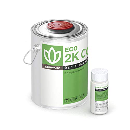 RETOL ECO 2K Color Oil Farböl für Parkett und Dielen, schwarz (Probe 0,03 kg) von RETOL