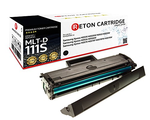 2 Reton Toner | 200% höhere Reichweite | kompatibel zu MLT-D111S D111S für Samsung Xpress M2020 M2020W M2022 M2022W M2026 M2026W M2070 M2070F M2070FW M2070W von RETON CARTRIDGE