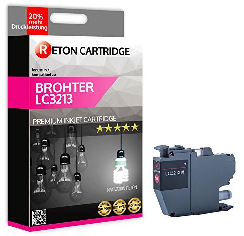 Original Reton Patrone kompatibel zu Brother LC-3213 LC-3213M für Brother DCP-J772DW DCP-J774DW MFC-J890DW MFC-J895DW |20% höhere Druckleistung | Original Reton Patrone kompatibel zu Brother LC-3213 LC-3213M für Brother DCP-J772DW DCP-J774DW MFC-J890DW MFC-J895DW |20% höhere Druckleistung | von RETON CARTRIDGE