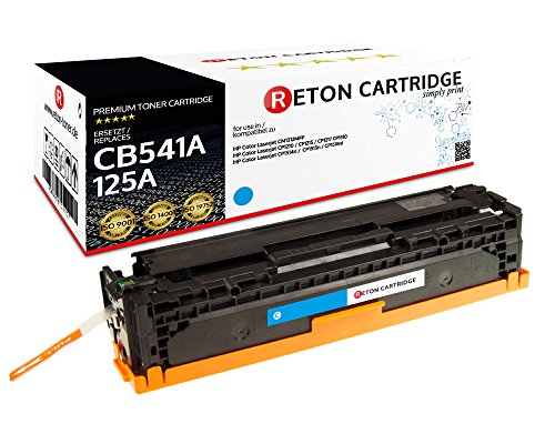 Original Reton Toner, kompatibel, Cyan für HP CP1515n (CB541A), HP 125A, Color Laserjet, CM1312, CM1312 MFP, CM1312NFI, CM1300, CP1210, CP1215, CP1215N, CP1217, CP1510, Cyan von RETON CARTRIDGE