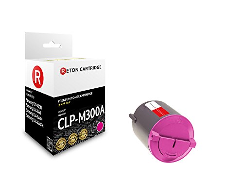 Original Reton Toner, kompatibel, Magenta für Samsung CLP-300 (CLP-C300), Samsung CLP-300, CLP-300N, CLX-2160, CLX-2160N, CXL-3160FN, Magenta (Colors: 1000 Seiten) von RETON CARTRIDGE