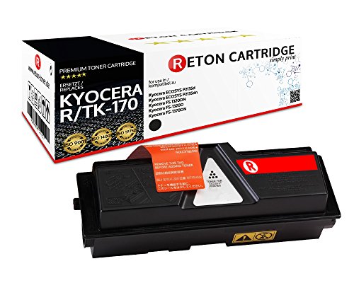 Original Reton Toner kompatibel zu Kyocera TK-170 für Kyocera ECOSYS P2135D P2135DN FS-1320DN FS-1320D FS-1370DN von RETON CARTRIDGE