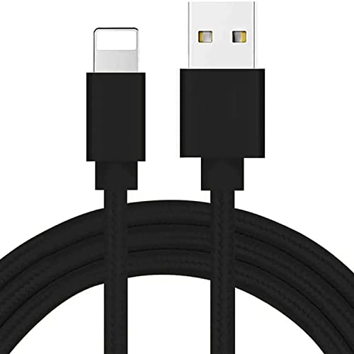 Retoo Phone Ladekabel 1M, Schnellladekabel USB-A Kabel Kompatibel mit Phone 11 12 13 11 Pro Xs Max XR X 14 SE Plus Mini, Pad Pro Air, Ladegeräte, Verbindungskabel Datenkabel Smartphone, Schwarz von Retoo