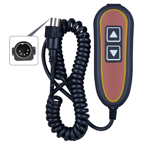 RETROSUN Ersatz-Handsteuerung Zk1200-hc für Golden Burl Power Liegestuhl oder Hebestuhl, 2-Tasten-5-Pin-Fernbedienung, ersetzt Okin und Limoss LED beleuchtet von RETROSUN