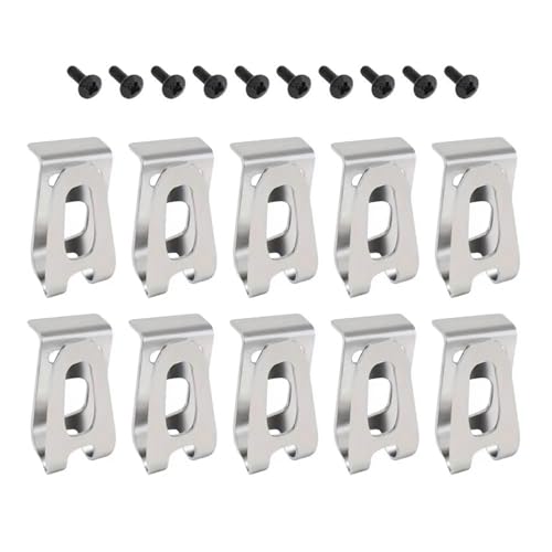 10 x robuste Gürtelclip-Haken, Elektrowerkzeug, sichere Befestigung für DHP480, DHP482, HP457, HP347, TD127, TD126, Zubehör, Akku-Bohrer, Gürtelhaken 10 x robuste Gürtelclip-Haken, Elektrowerkzeug, sichere Befestigung für DHP480, DHP482, HP457, HP347, TD127, TD126, Zubehör, Akku-Bohrer, Gürtelhaken von RETUOLWAG