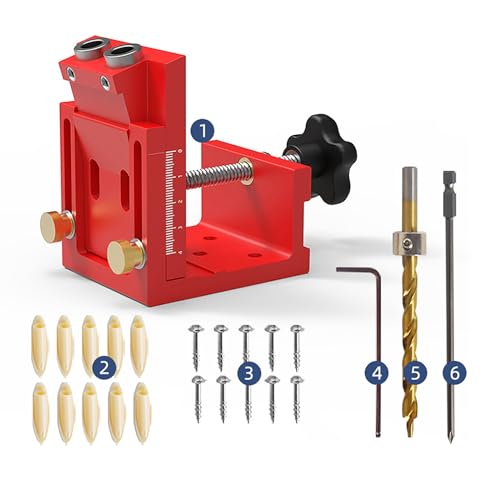 3 In 1 Holzbearbeitung Doweling Jig Kit Handheld Pocket Loch Jig Tools Setzen 3 In 1 Holzbearbeitung Doweling Jig Kit Handheld Pocket Loch Jig Tools Setzen von RETUOLWAG