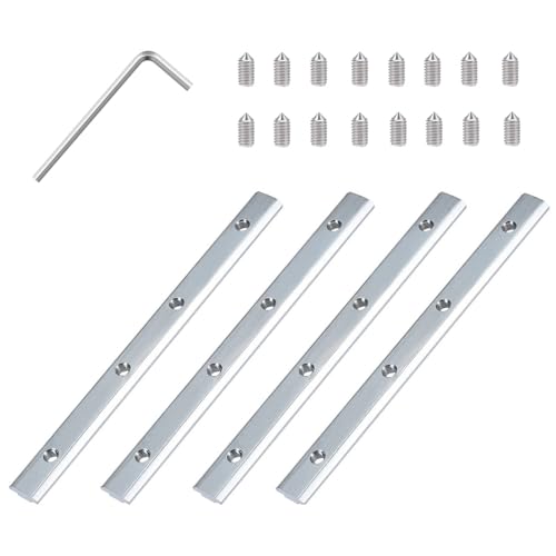 4 Stück Gerade Linie Schienenverbinder mit Schrauben 180 mm Aluminiumlegierung Extrusion Abschnitt Gelenk Innen Steckverbinder Set Joint Innen 4 Stück Gerade Linie Schienenverbinder mit Schrauben 180 mm Aluminiumlegierung Extrusion Abschnitt Gelenk Innen Steckverbinder Set Joint Innen von RETUOLWAG