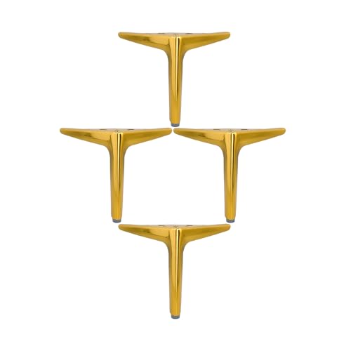 4pcs Metallmöglichkeiten Füße Beine Ersatzsofa Couch Moderne Stile Dreieckige Kommoden Einfach Zu Installieren Moderne Stile Ersatzbeine von RETUOLWAG