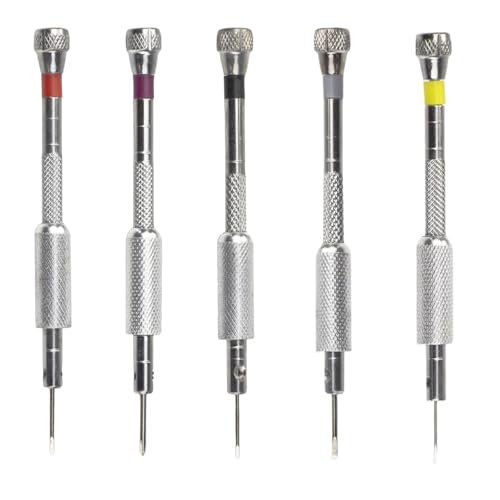 5 Stück Uhrenreparaturschraubendreher Einfache Demontage und Installation Geeignet für alle Fähigkeitsstufen Hobbyisten Professionelles Uhrenreparaturset für Profis 5 Stück Uhrenreparaturschraubendreher Einfache Demontage und Installation Geeignet für alle Fähigkeitsstufen Hobbyisten Professionelles Uhrenreparaturset für Profis von RETUOLWAG