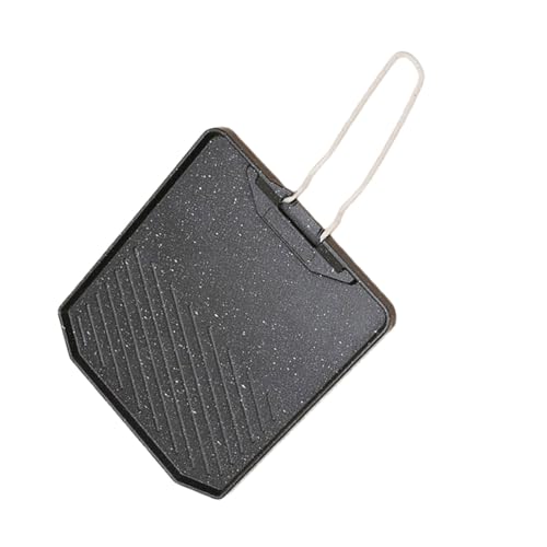 Antihaft-Bratpfanne mit komfortablem Griff, Outdoor-Grillpfanne, geeignet für schnelle Mahlzeiten zu Hause von RETUOLWAG