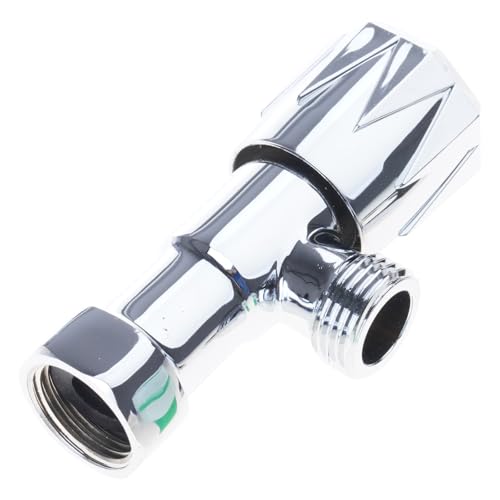 Heiß-/Kaltwasser-Stoppbegrenzer, Messing, 1,27 cm Drehwinkel, stoppt Ventile, hohe Durchflusse, Winkel, Ventile für Gartenschlauch, Messing von RETUOLWAG