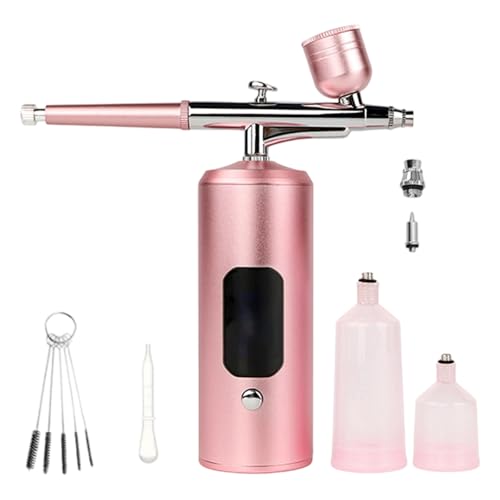 Hocheffizienter 7,4 V Luftpumpen-Sprüher mit ergonomischem Griff für Hautpflege-Rehydratation und professionelle Kunstprojekte, Doppelzweck-Airbrushing für Hautpflege- und Sprühkunstprojekte Hocheffizienter 7,4 V Luftpumpen-Sprüher mit ergonomischem Griff für Hautpflege-Rehydratation und professionelle Kunstprojekte, Doppelzweck-Airbrushing für Hautpflege- und Sprühkunstprojekte von RETUOLWAG