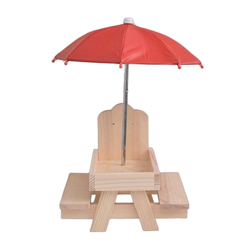 Outdoor Eichhörnchen Feeder Feeder Feeding Set Miniatur Fütterungstisch Leicht Zur Verwendung Von Outdoor Vogelgetränk Werkzeugtabellen Tische von RETUOLWAG