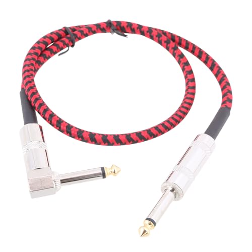 RETUOLWAG Gitarrenkabelkabel Für Gitarren Keyboard 1/4 Zoll Kabel Rechtsgerichtetes Instrumentkabel Geräuschlos RETUOLWAG Gitarrenkabelkabel Für Gitarren Keyboard 1/4 Zoll Kabel Rechtsgerichtetes Instrumentkabel Geräuschlos von RETUOLWAG