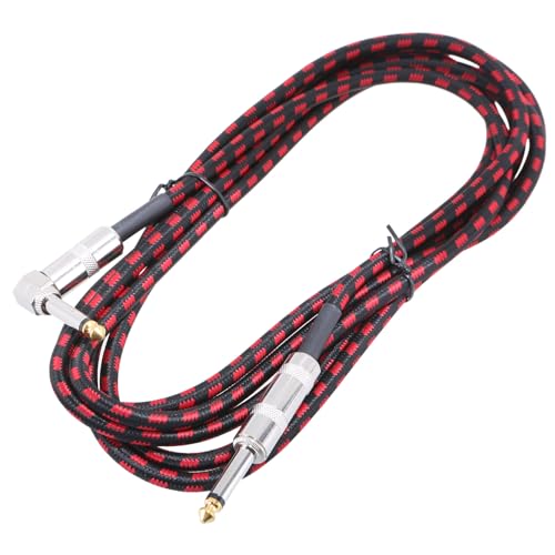RETUOLWAG Gitarrenkabelkabel Für Gitarren Keyboard 1/4 Zoll Kabel Rechtsgerichtetes Instrumentkabel Geräuschlos RETUOLWAG Gitarrenkabelkabel Für Gitarren Keyboard 1/4 Zoll Kabel Rechtsgerichtetes Instrumentkabel Geräuschlos von RETUOLWAG