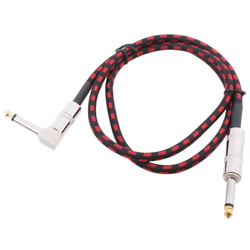 RETUOLWAG Gitarrenkabelkabel Für Gitarren Keyboard 1/4 Zoll Kabel Rechtsgerichtetes Instrumentkabel Geräuschlos RETUOLWAG Gitarrenkabelkabel Für Gitarren Keyboard 1/4 Zoll Kabel Rechtsgerichtetes Instrumentkabel Geräuschlos von RETUOLWAG
