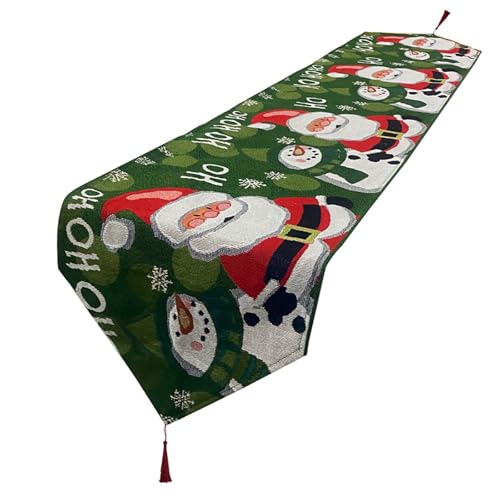 RETUOLWAG Klassische Weihnachtstisch Runner Tischtuch Weihnachten Tischdecke Mit Schneeflockenmuster Für Essdekorationen Schneeflocken RETUOLWAG Klassische Weihnachtstisch Runner Tischtuch Weihnachten Tischdecke Mit Schneeflockenmuster Für Essdekorationen Schneeflocken von RETUOLWAG