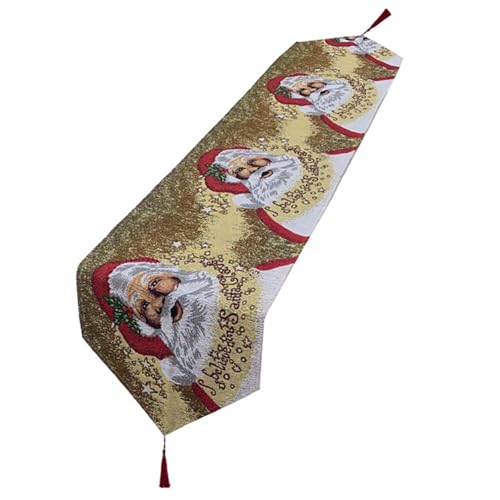 RETUOLWAG Klassische Weihnachtstisch Runner Tischtuch Weihnachten Tischdecke Mit Schneeflockenmuster Für Essdekorationen Schneeflocken RETUOLWAG Klassische Weihnachtstisch Runner Tischtuch Weihnachten Tischdecke Mit Schneeflockenmuster Für Essdekorationen Schneeflocken von RETUOLWAG
