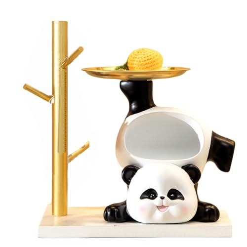 RETUOLWAG Lovely Pandas Designs Eingangsorganisatoren Mit Doppelbulen Hauszubehör Für Schlüssel Und Kleine Gegenstände Aufbewahrung Funktionaler Heimdekoration von RETUOLWAG