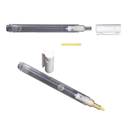 RETUOLWAG Nachfüllbarer leerer Farbstift, 3 mm feine Spitze, leerer Farbmarker zum Malen auf Papier, Holz, Keramik, Metall, Stoff, 2 Stück von RETUOLWAG