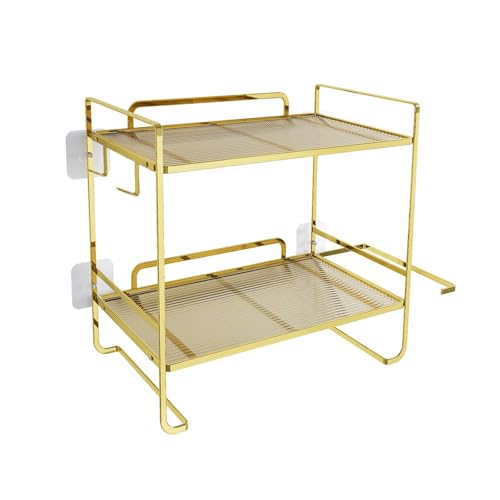 RETUOLWAG Upgrades Badezimmer Essential Mit 2 Offenen Regalen Eisenkonstrukt & Nicht Bohranlagerung Badezimmer Organiziert Rack Toilettenregal Organizieren RETUOLWAG Upgrades Badezimmer Essential Mit 2 Offenen Regalen Eisenkonstrukt & Nicht Bohranlagerung Badezimmer Organiziert Rack Toilettenregal Organizieren von RETUOLWAG