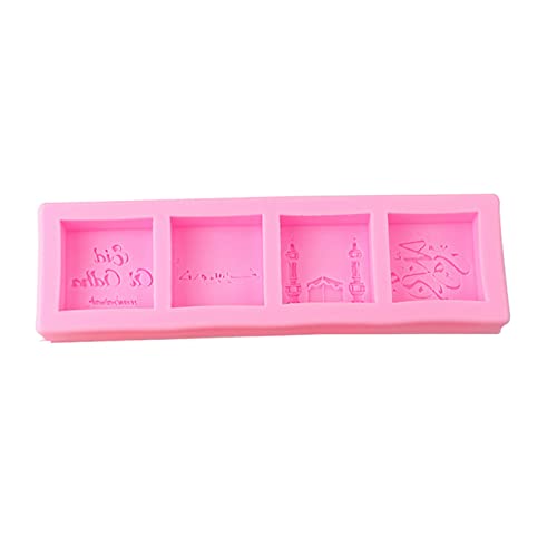 Silikonform mit arabischen Schriftzeichen, Kuchendekoration, Backform für Schokolade, Fondant, Cupcakes, antihaftbeschichtet, Schokoladenformen, Formen für Haushalt, niedlich von RETUOLWAG
