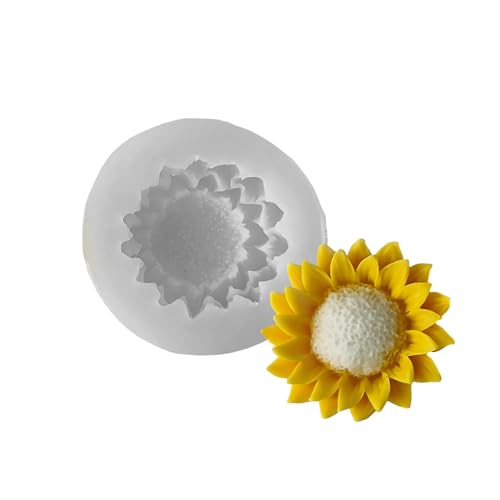 Silikonkerzenformen Herstellen Vorräte Blumenform Seife Schimmelpekteform Textur Blumenkerze Form Form von RETUOLWAG