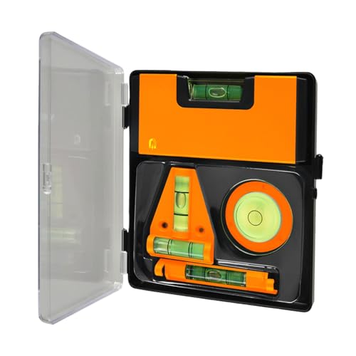 Tragbare Magnetpegel Hochprezisionsmagnete Konstruktionen Nivellierungswerkzeugmessblasen Blasen Messgeräte Werkzeug Set von RETUOLWAG