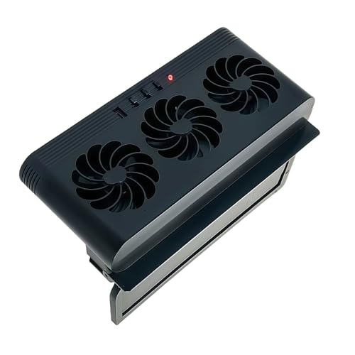 USB wiederaufladbar/Solar-Auto-Lüftungsventilator, Kühlsysteme, dreifache Luftströme, Luftzirkulationsventilator, Geruchsbeseitigung, Auto-Kühlventilator von RETUOLWAG