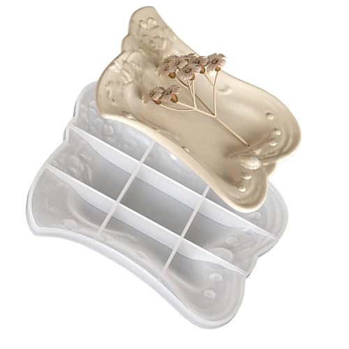 Wiederverwendbare Silikonform für ovale, runde, quadratische dekorative Tabletts, geprägte Schmuck-Displayplatte, einzigartige, handgefertigte Tablett-Form Wiederverwendbare Silikonform für ovale, runde, quadratische dekorative Tabletts, geprägte Schmuck-Displayplatte, einzigartige, handgefertigte Tablett-Form von RETUOLWAG